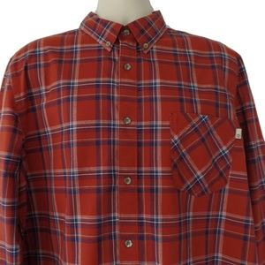 Timberland Slim Fit Plaid Long Sleeve Button Down